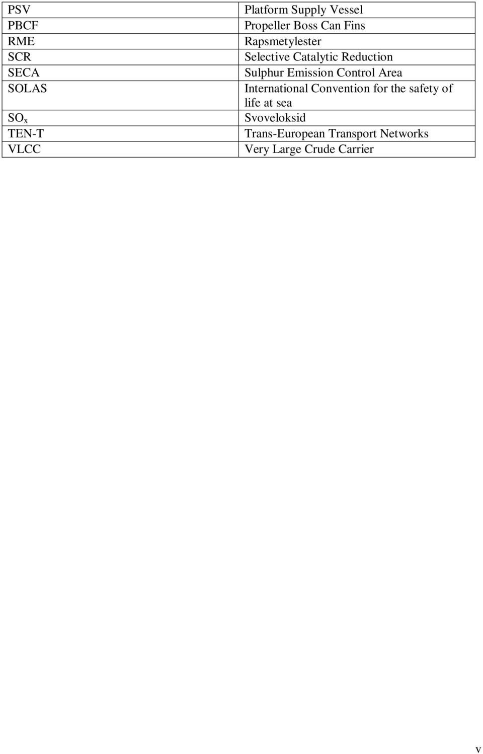 Sulphur Emission Control Area International Convention for the safety of