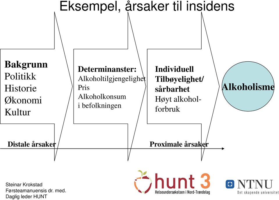 Alkoholkonsum i befolkningen Individuell Tilbøyelighet/