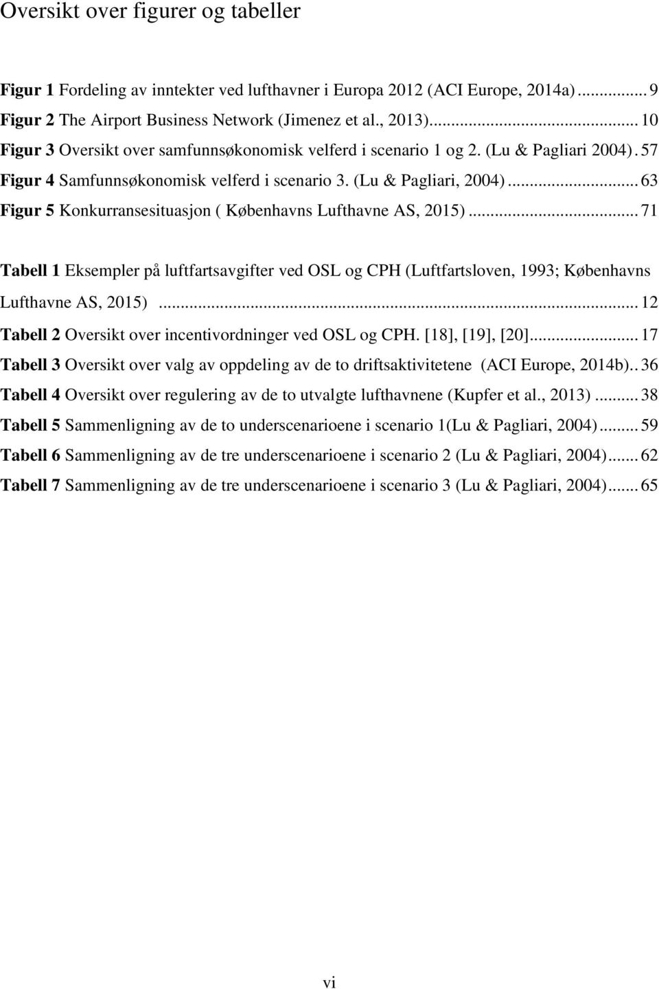 .. 63 Figur 5 Konkurransesituasjon ( Københavns Lufthavne AS, 2015)... 71 Tabell 1 Eksempler på luftfartsavgifter ved OSL og CPH (Luftfartsloven, 1993; Københavns Lufthavne AS, 2015).