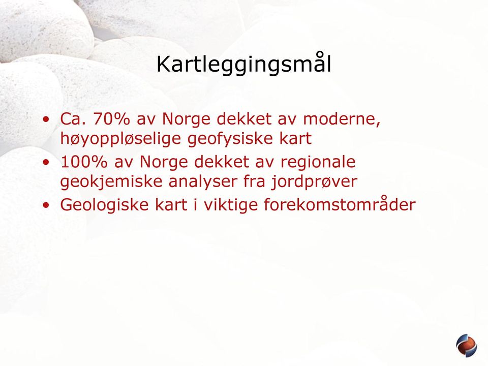 geofysiske kart 100% av Norge dekket av