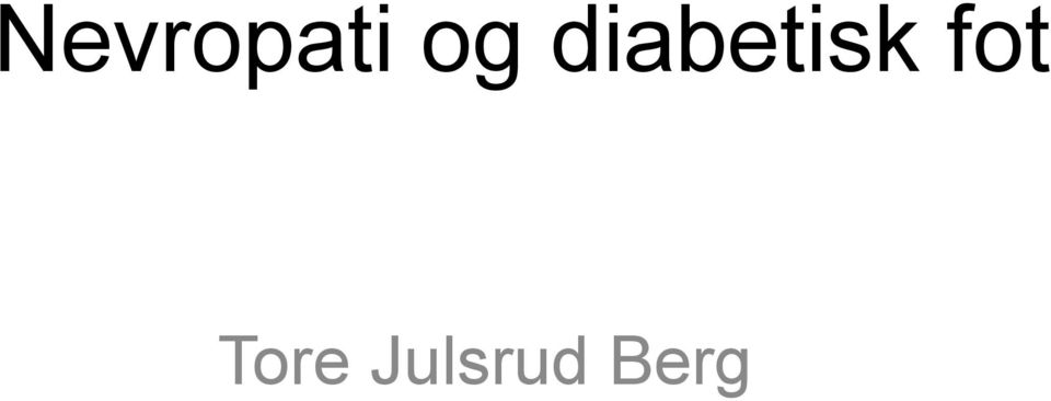 diabetisk