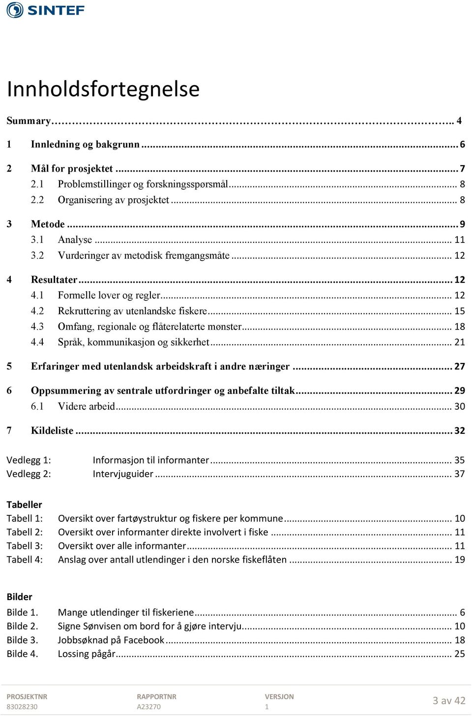 3 Omfang, regionale og flåterelaterte mønster... 8 4.4 Språk, kommunikasjon og sikkerhet... 2 5 Erfaringer med utenlandsk arbeidskraft i andre næringer.