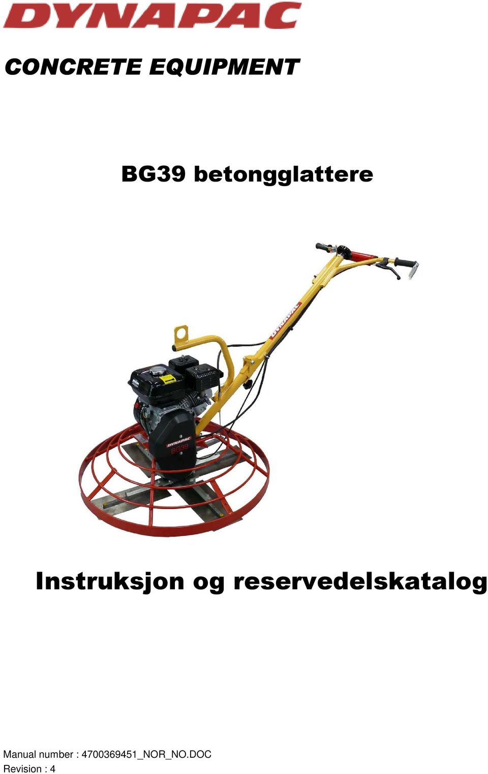 reservedelskatalog Manual