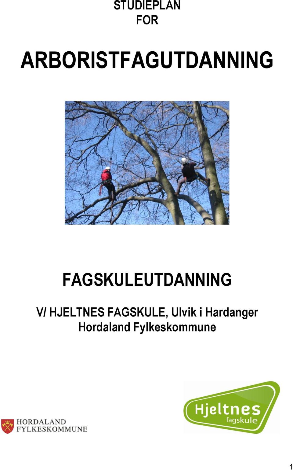 FAGSKULEUTDANNING V/ HJELTNES