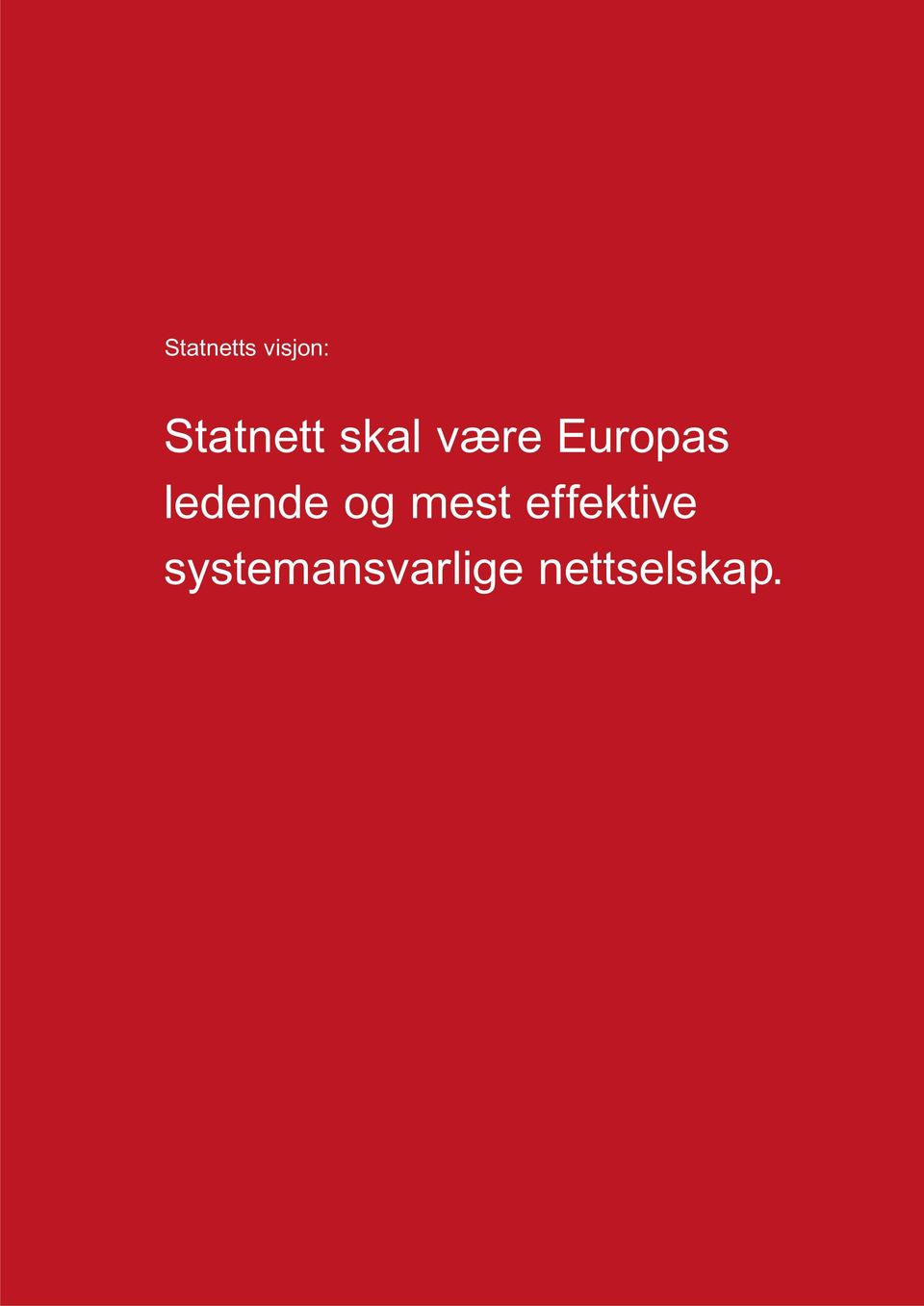 Europas ledende og mest