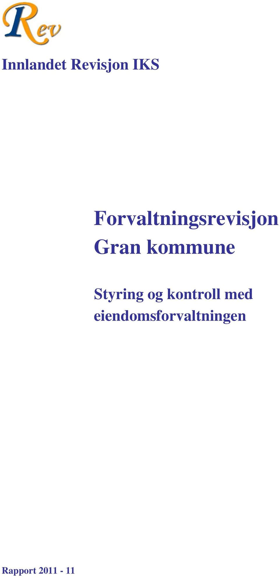 kommune Styring og kontroll