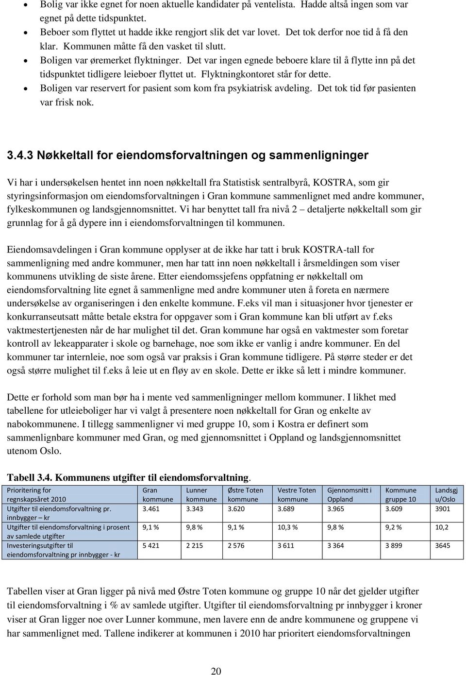 Det var ingen egnede beboere klare til å flytte inn på det tidspunktet tidligere leieboer flyttet ut. Flyktningkontoret står for dette.