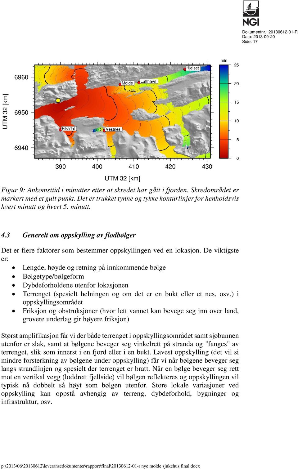 De viktigste er: Lengde, høyde og retning på innkommende bølge Bølgetype/bølgeform Dybdeforholdene utenfor lokasjonen Terrenget (spesielt helningen og om det er en bukt eller et nes, osv.