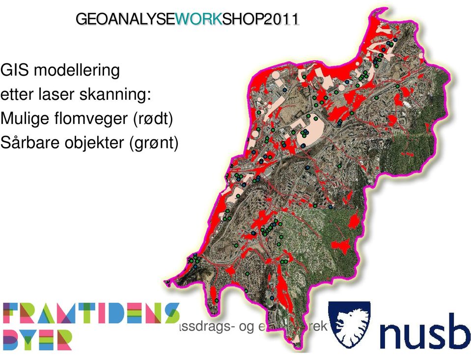 skanning: Mulige flomveger