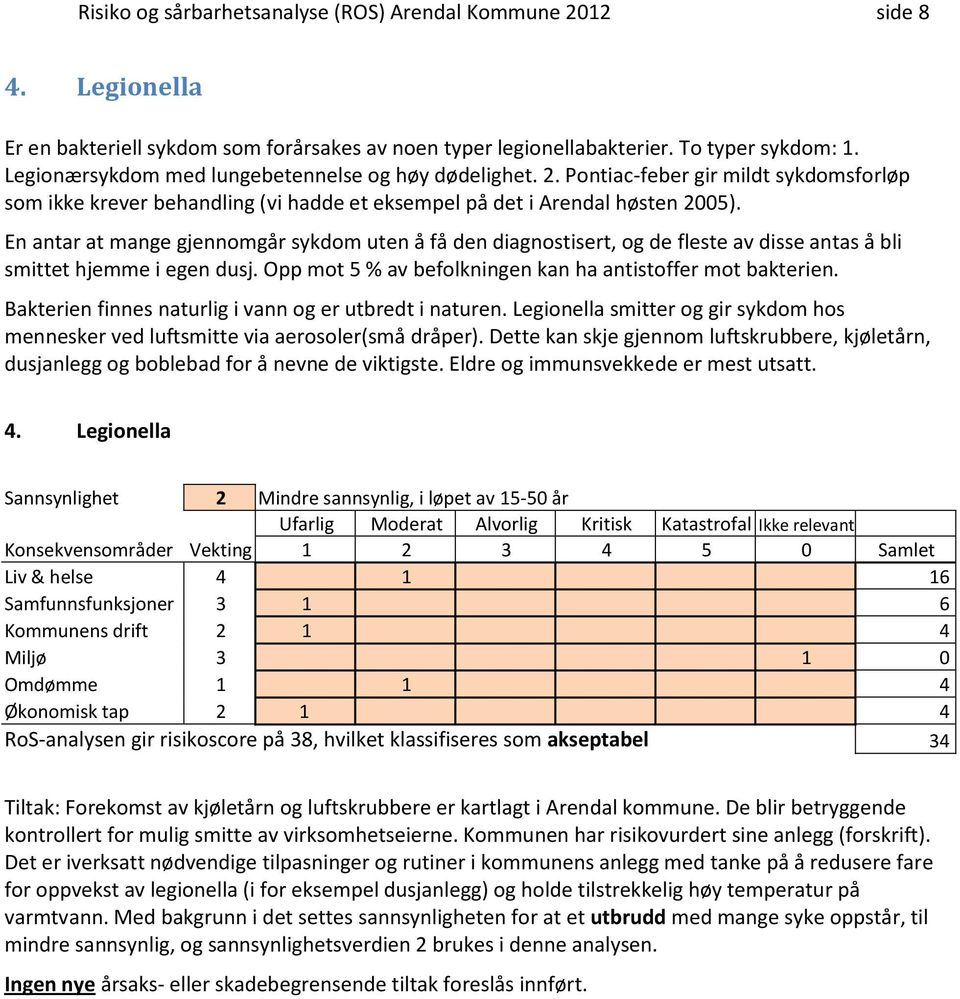 En antar at mange gjennomgår sykdom uten å få den diagnostisert, og de fleste av disse antas å bli smittet hjemme i egen dusj. Opp mot 5 % av befolkningen kan ha antistoffer mot bakterien.