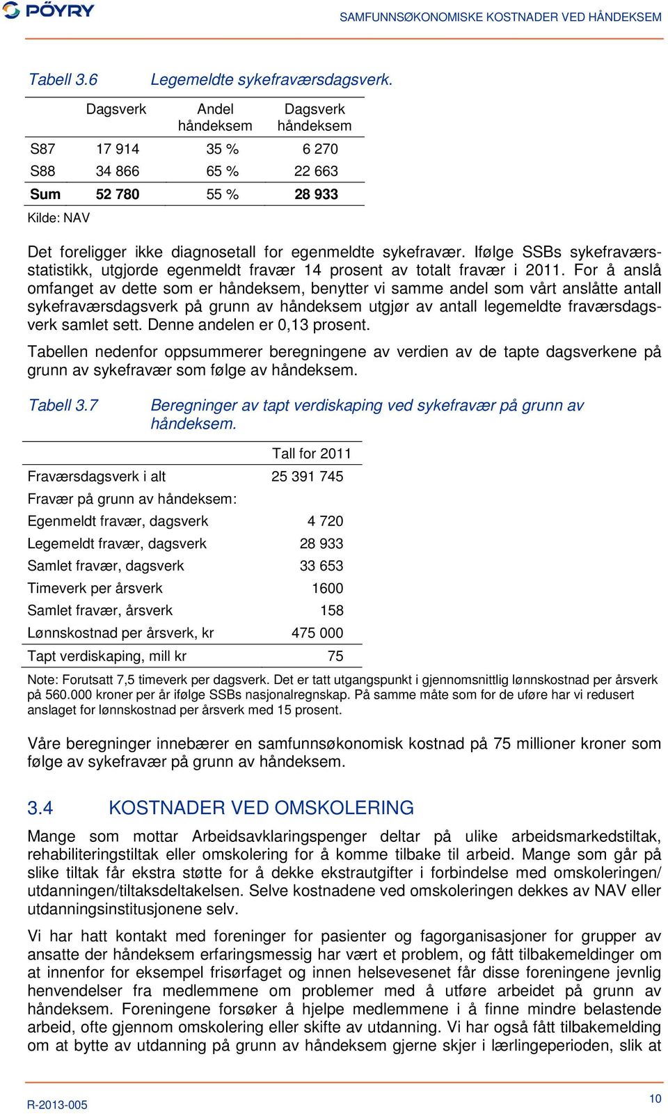 Ifølge SSBs sykefraværsstatistikk, utgjorde egenmeldt fravær 14 prosent av totalt fravær i 2011.