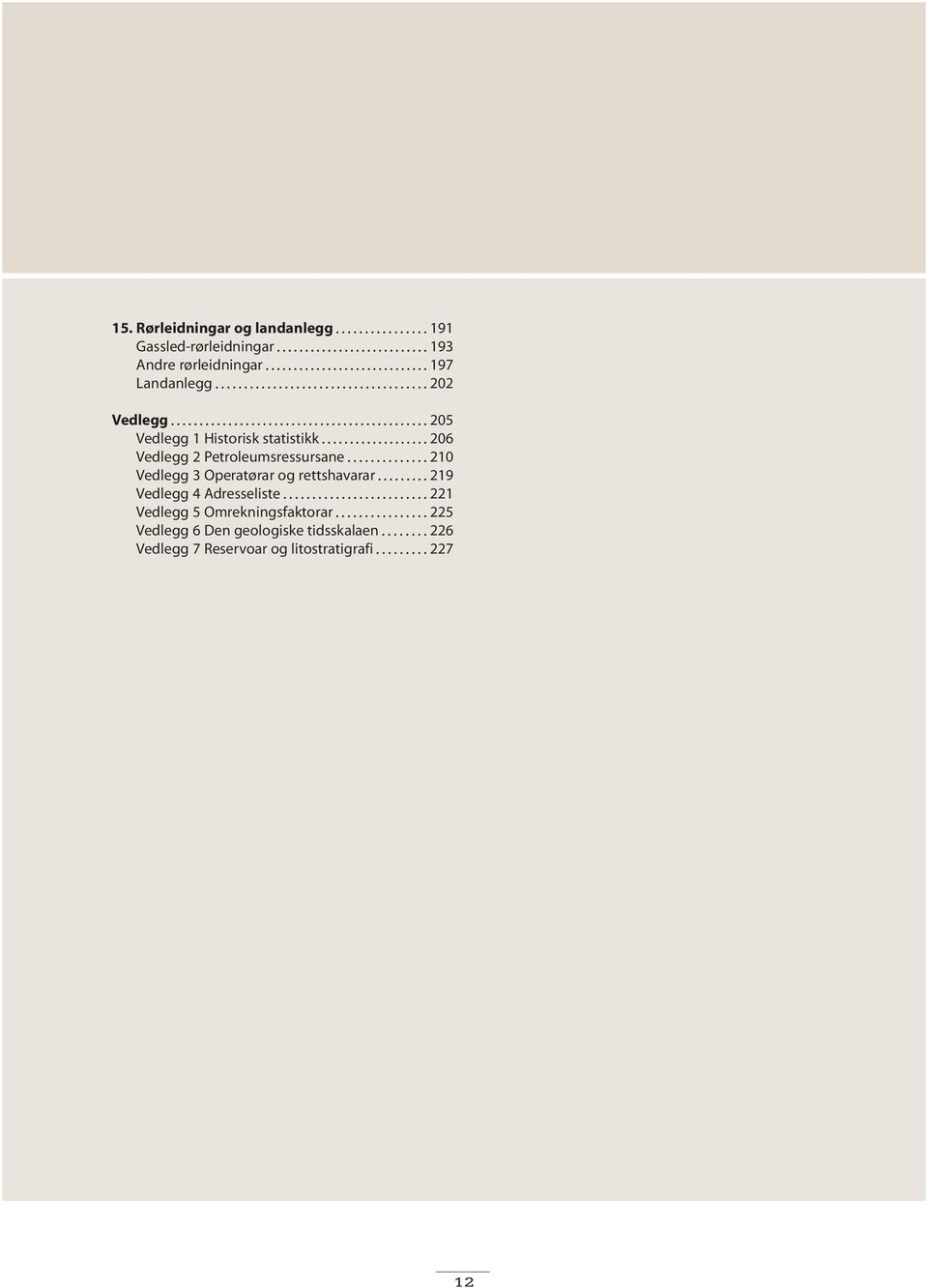 21 Vedlegg 3 Operatørar og rettshavarar 219 Vedlegg 4 Adresseliste 221 Vedlegg 5