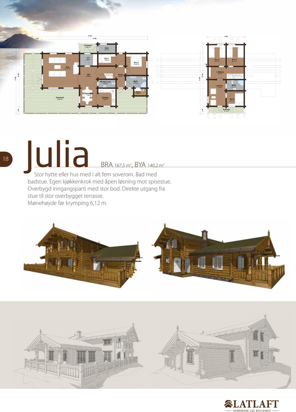 0 Julia GSPublisherEngine 0.0.0.0 BRA, m, BYA 0, m Stor hytte eller hus med i alt fem soverom. Bad med badstue.