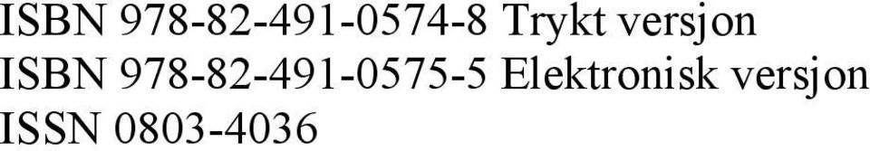 978-82-491-0575-5