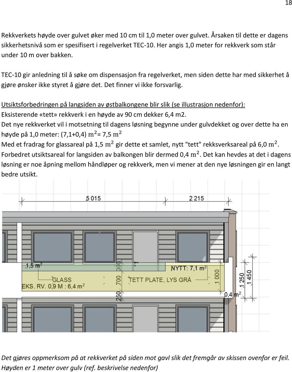 TEC-10 gir anledning til å søke om dispensasjon fra regelverket, men siden dette har med sikkerhet å gjøre ønsker ikke styret å gjøre det. Det finner vi ikke forsvarlig.