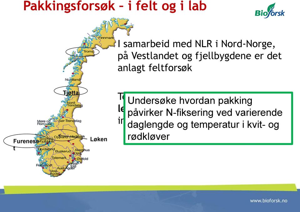 hvordan kjøring pakking med tungt og lett påvirker høsteutstyr N-fiksering på eng ved med