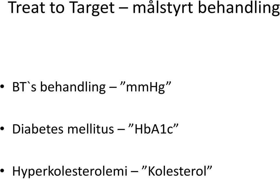 mmhg Diabetes mellitus