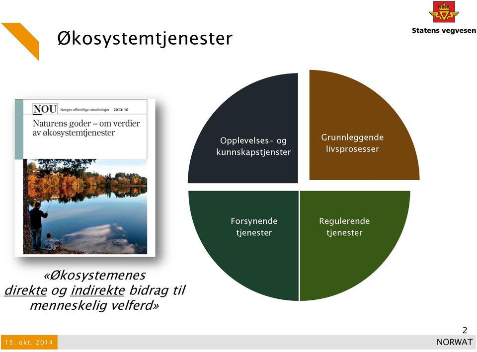 Regulerende tjenester «Økosystemenes direkte og