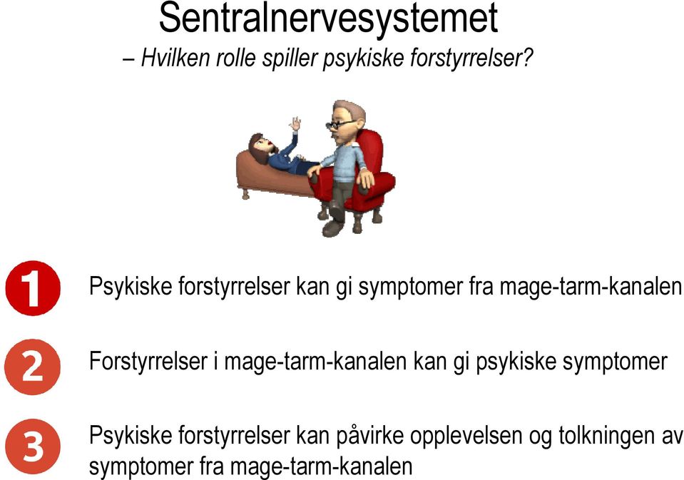 Forstyrrelser i mage-tarm-kanalen kan gi psykiske symptomer Psykiske