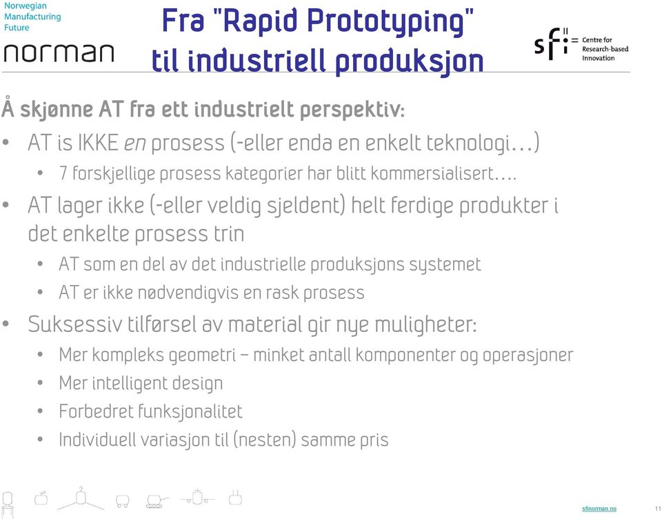 AT lager ikke (-eller veldig sjeldent) helt ferdige produkter i det enkelte prosess trin AT som en del av det industrielle produksjons systemet AT er ikke