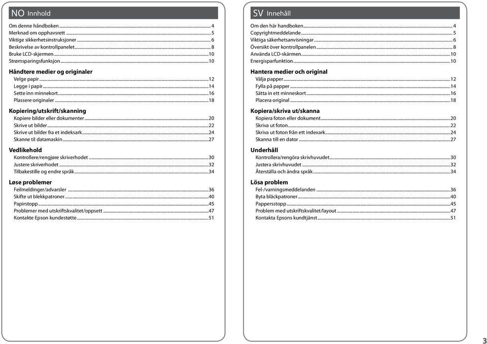 ..20 Skrive ut bilder...22 Skrive ut bilder fra et indeksark...24 Skanne til datamaskin...27 Vedlikehold Kontrollere/rengjøre skriverhodet...30 Justere skriverhodet...32 Tilbakestille og endre språk.