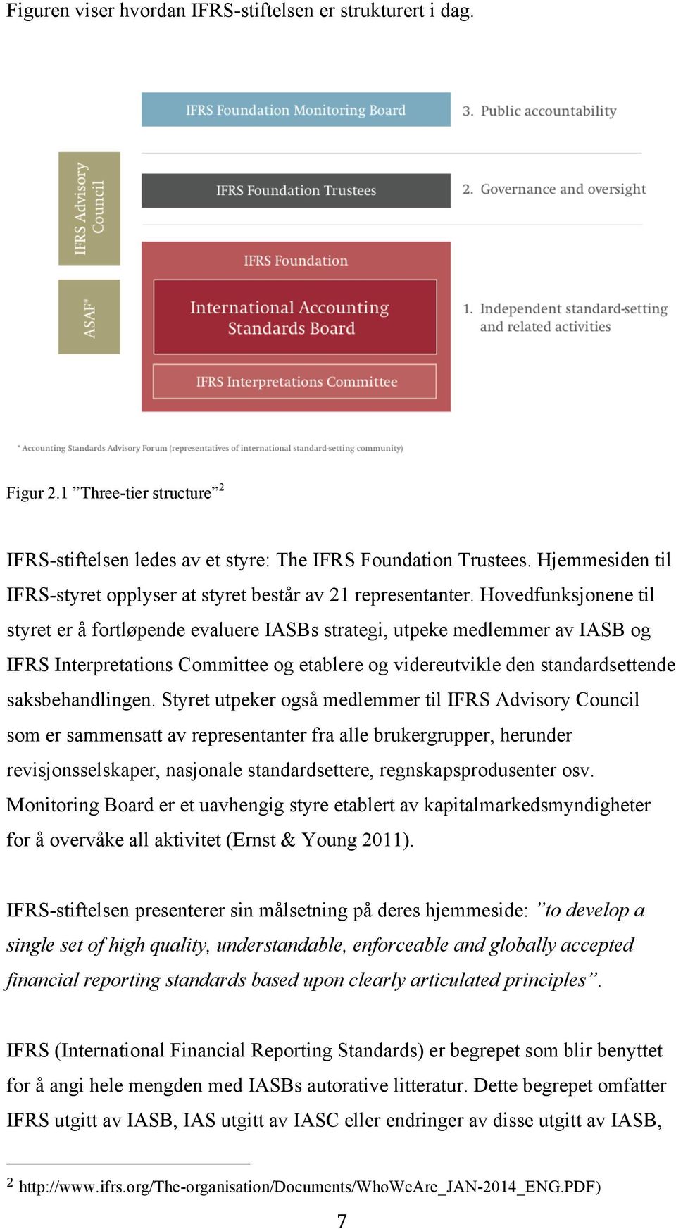 Hovedfunksjonene til styret er å fortløpende evaluere IASBs strategi, utpeke medlemmer av IASB og IFRS Interpretations Committee og etablere og videreutvikle den standardsettende saksbehandlingen.