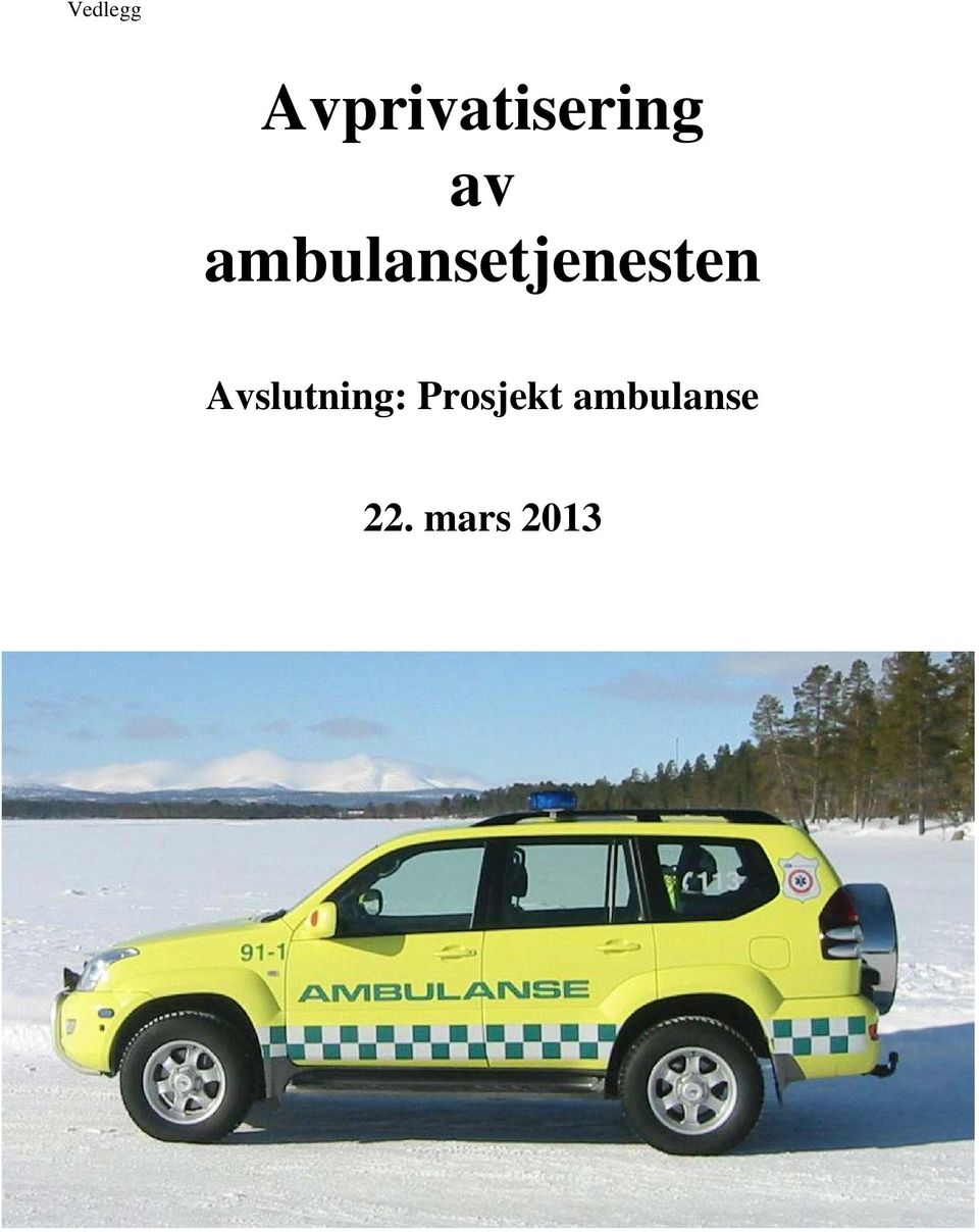 ambulansetjenesten