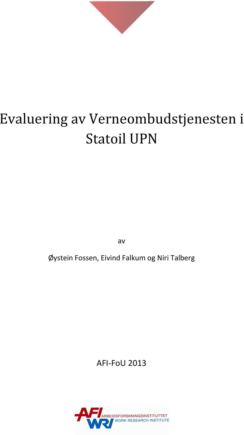 Statoil UPN av Øystein