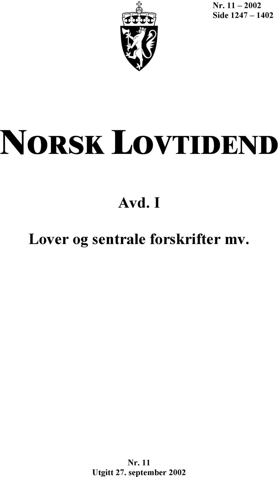 I Lover og sentrale