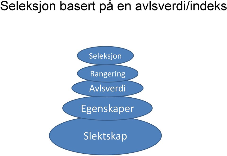 Seleksjon Rangering