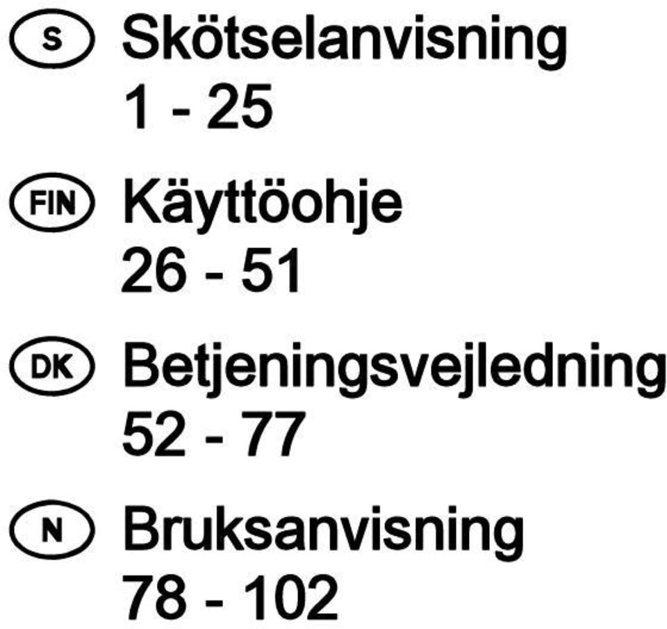 Betjeningsvejledning