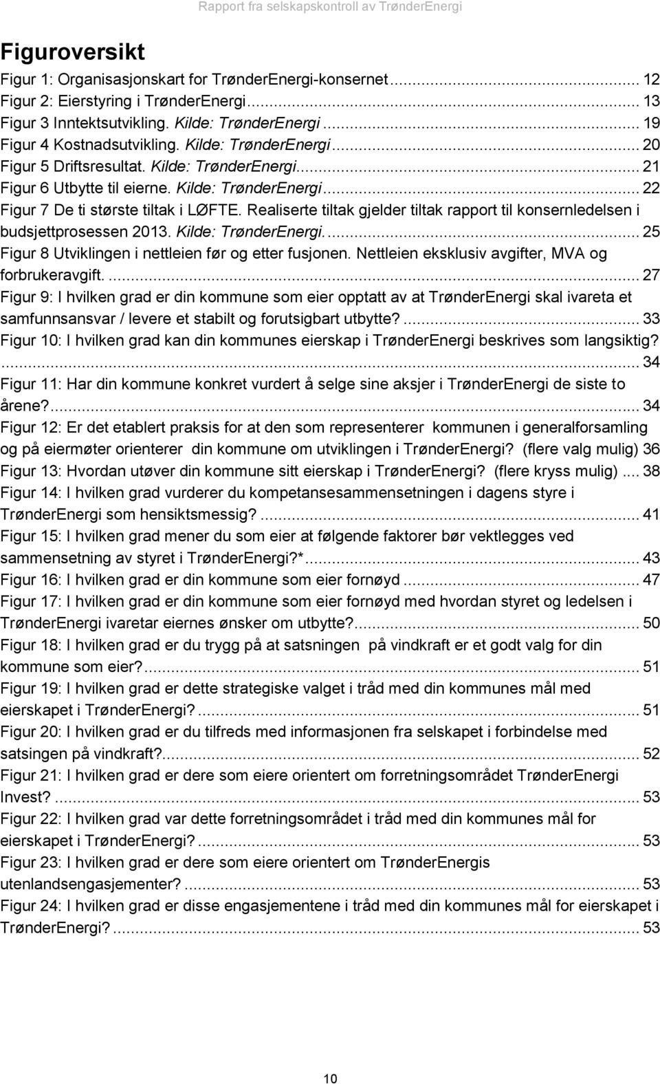 Realiserte tiltak gjelder tiltak rapport til konsernledelsen i budsjettprosessen 2013. Kilde: TrønderEnergi.... 25 Figur 8 Utviklingen i nettleien før og etter fusjonen.