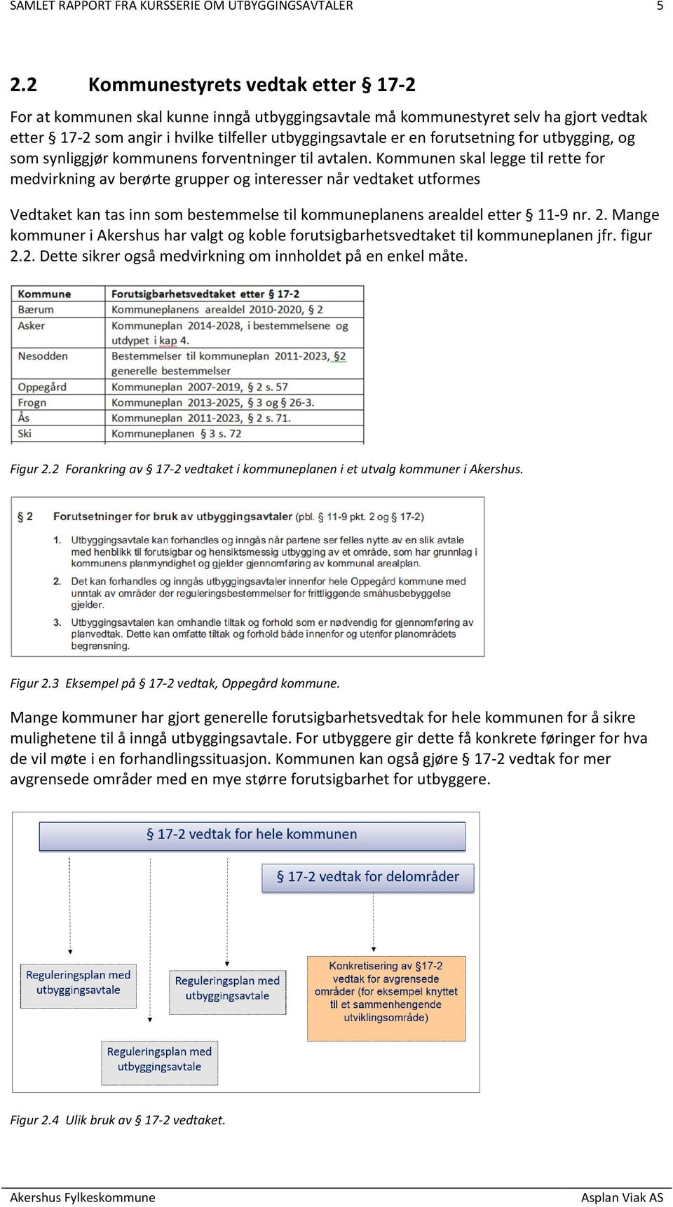 for utbygging, og som synliggjør kommunens forventninger til avtalen.