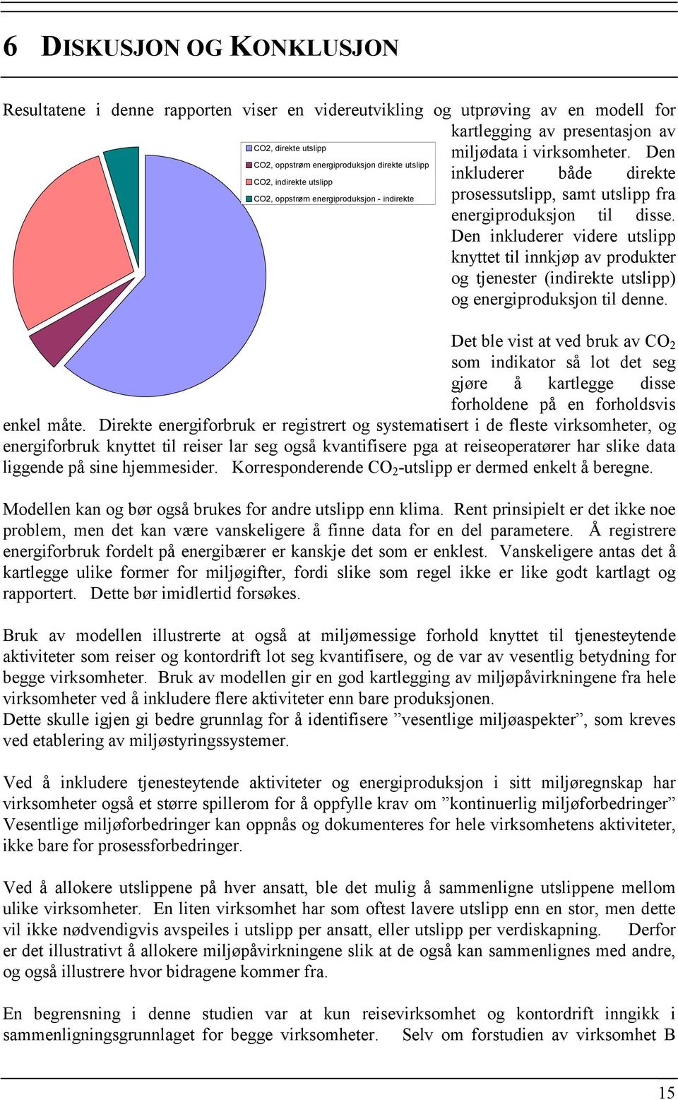 disse. Den inkluderer videre utslipp knyttet til innkjøp av produkter og tjenester (indirekte utslipp) og energiproduksjon til denne.