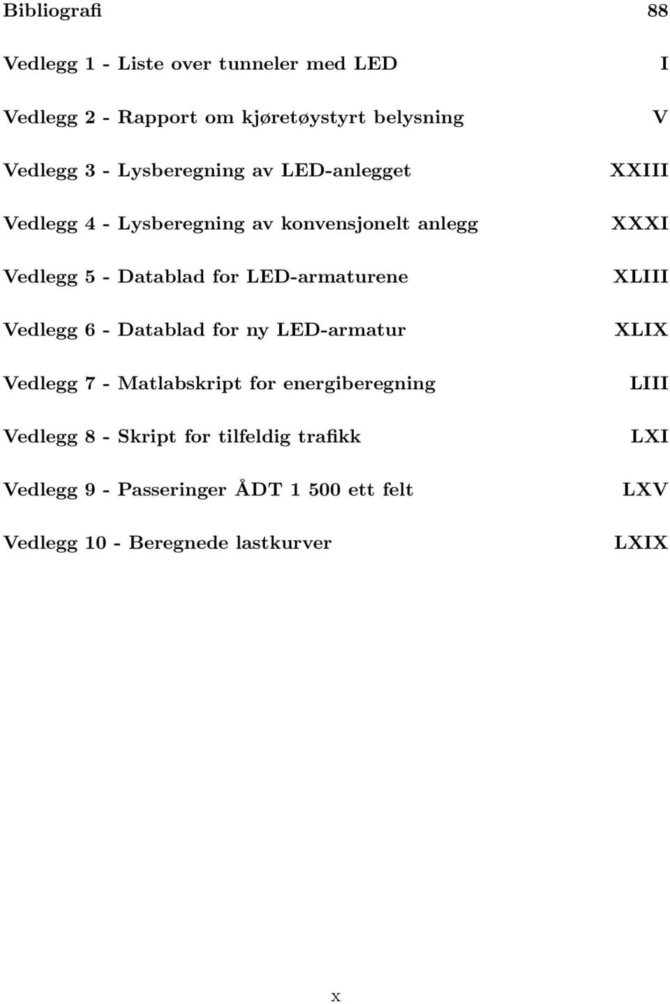 Vedlegg 6 - Datablad for ny LED-armatur Vedlegg 7 - Matlabskript for energiberegning Vedlegg 8 - Skript for tilfeldig