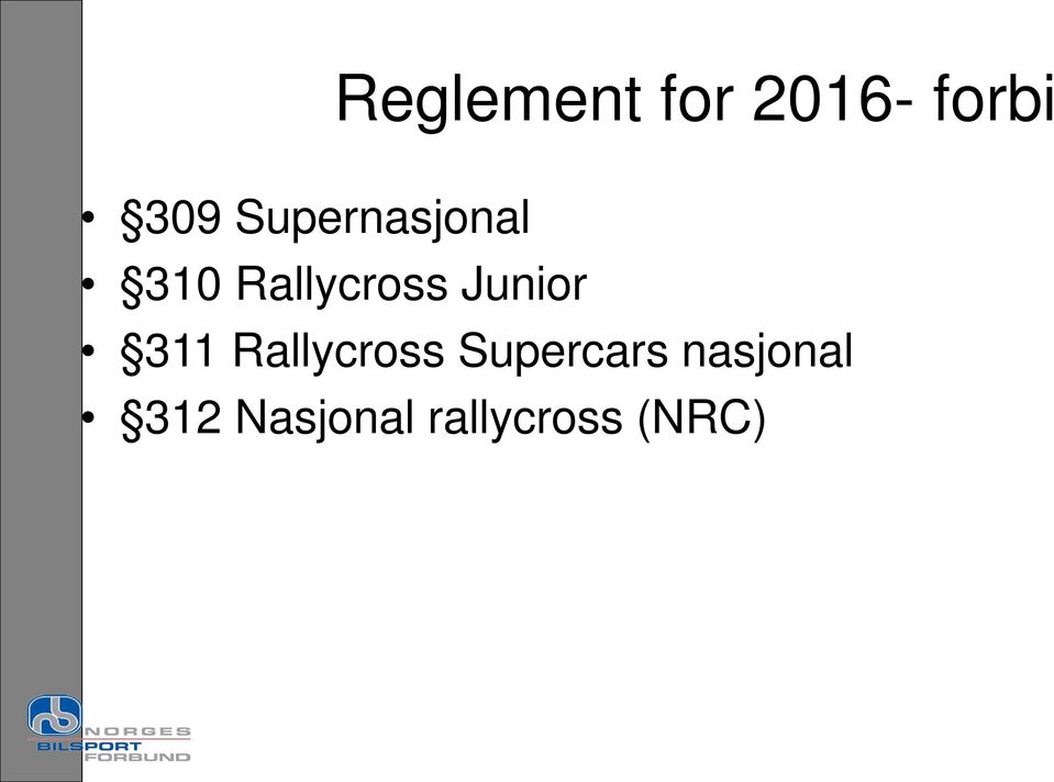 Junior 311 Rallycross Supercars