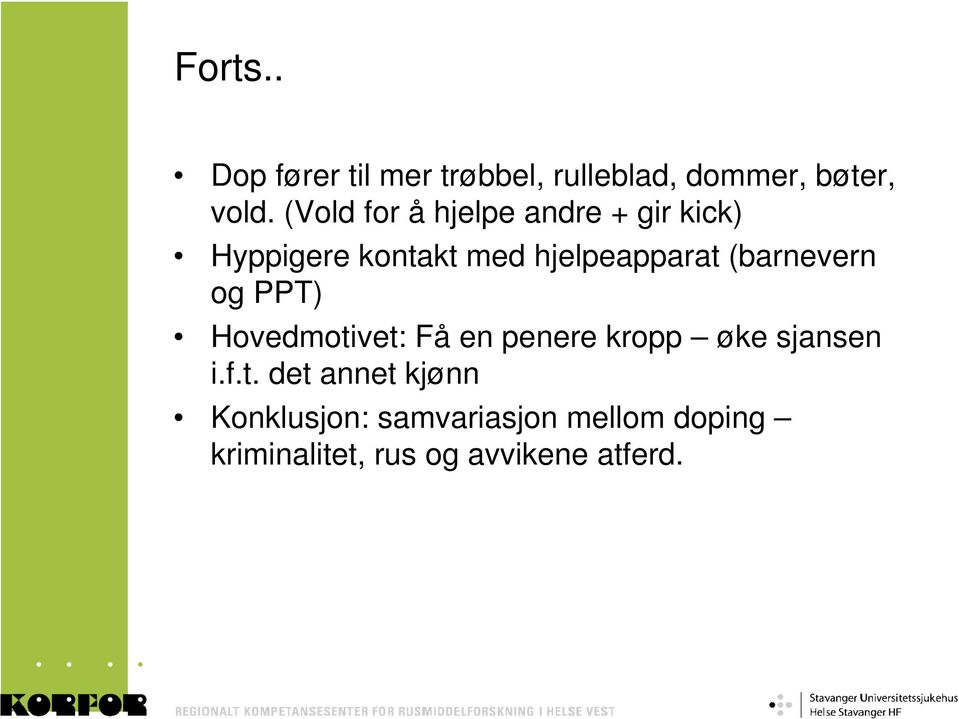 (barnevern og PPT) Hovedmoti