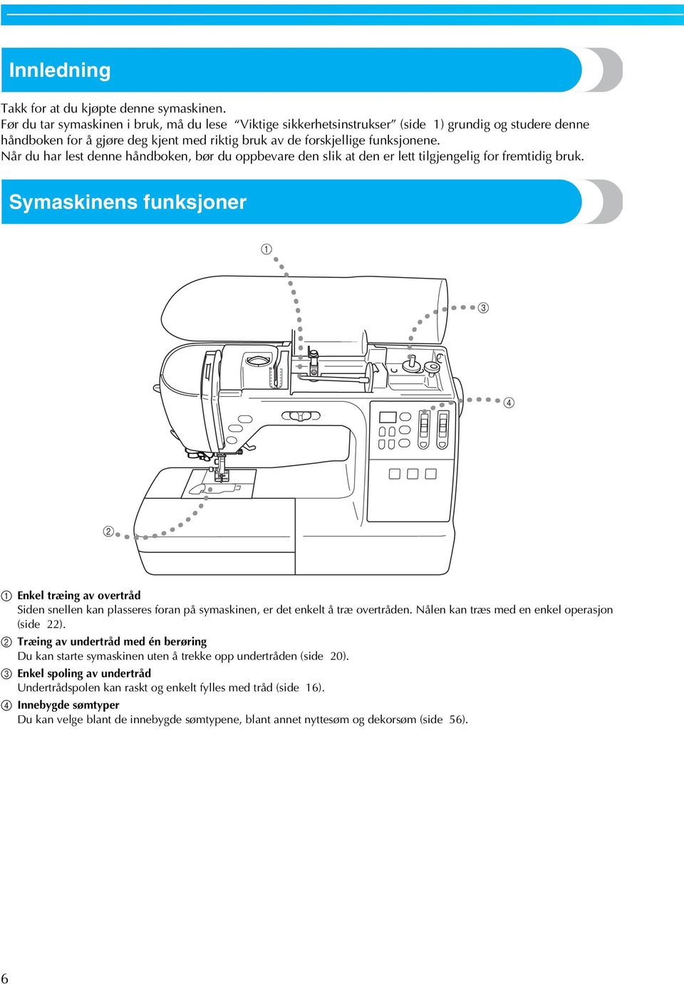 Når du har lest denne håndboken, bør du oppbevare den slik at den er lett tilgjengelig for fremtidig bruk.