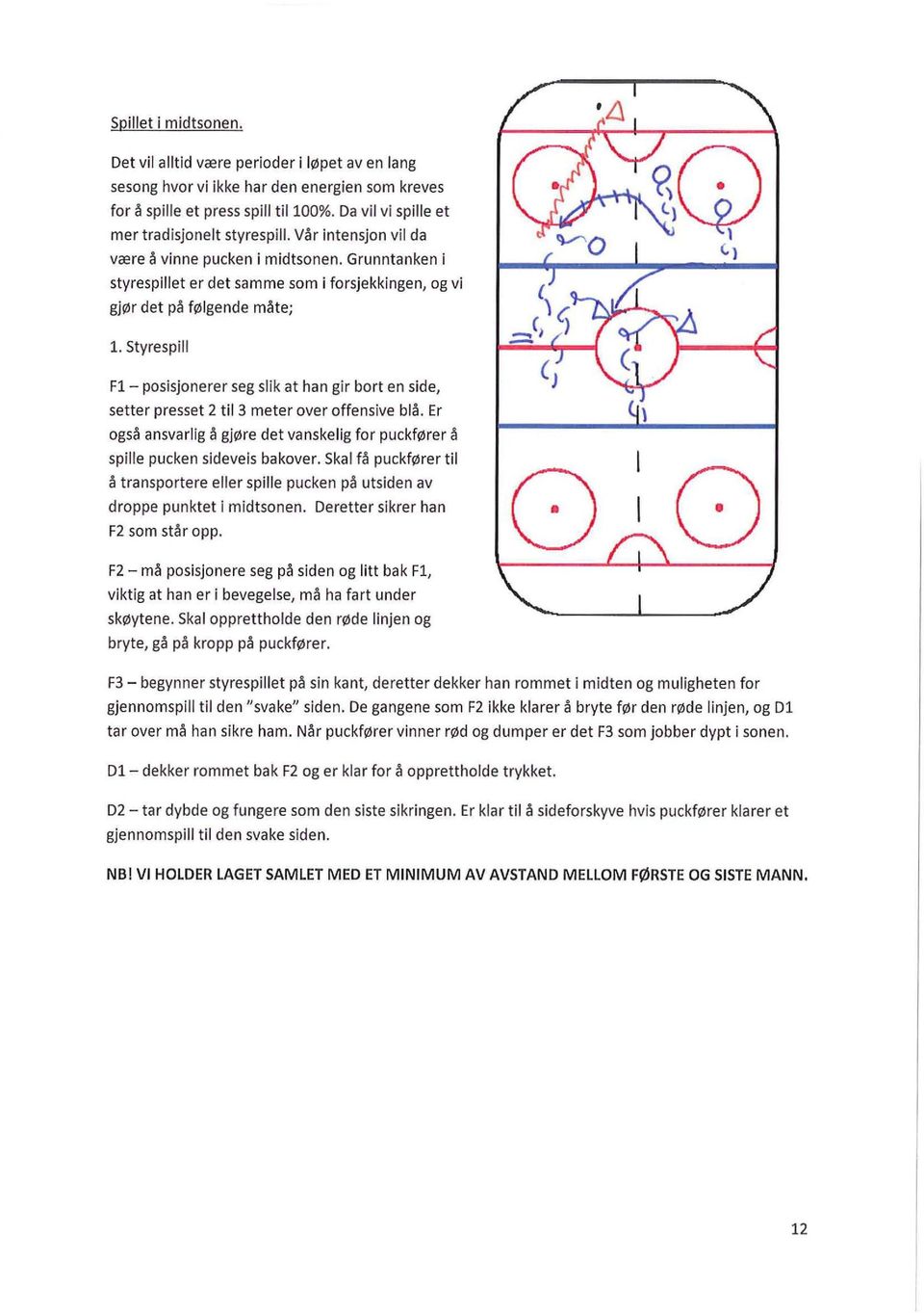 Grunntanken i styrespillet er det samme som i forsjekkingen, og vi gj\'lr det pa f\'llgende mate; 1.