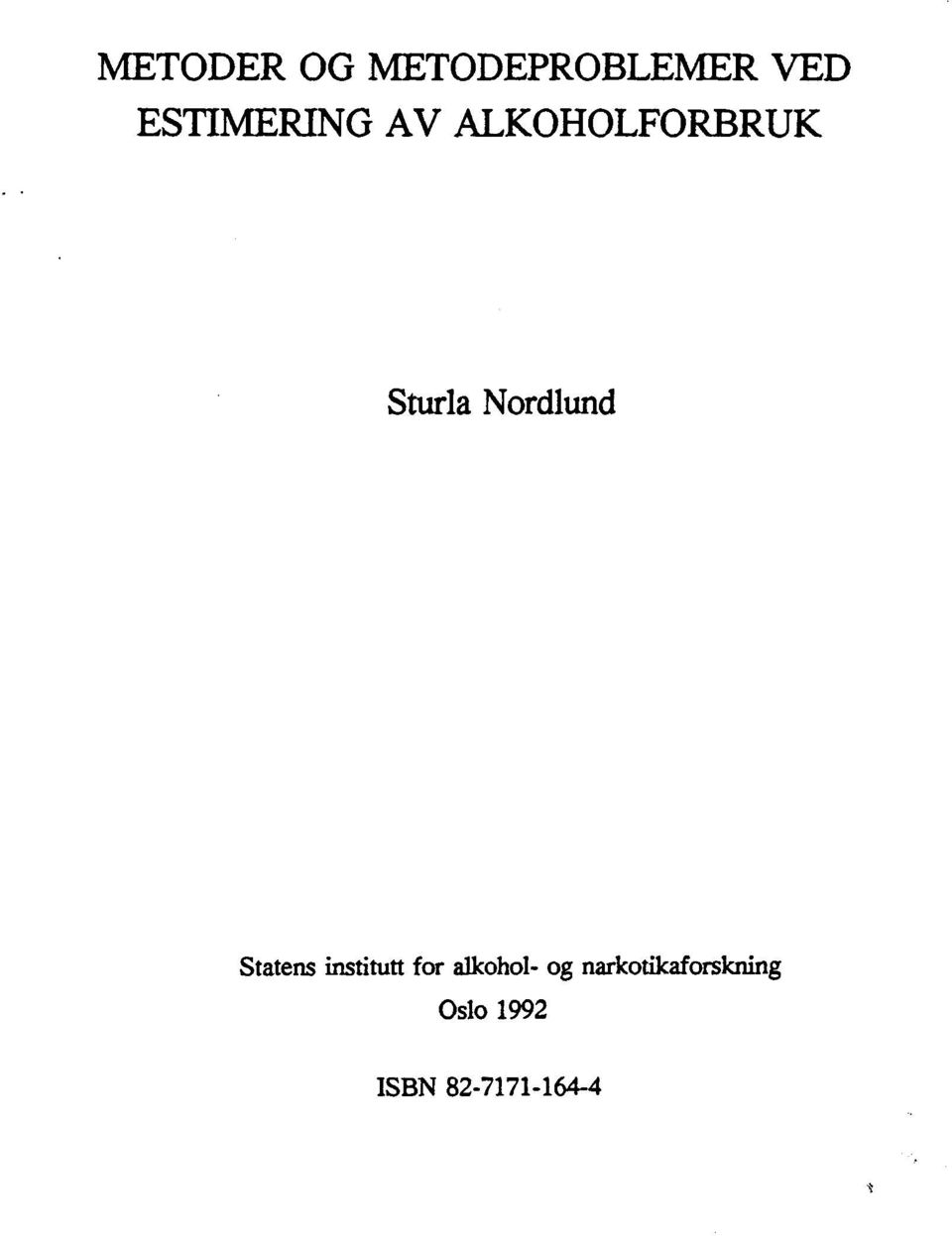 Nordlund Statens institutt for alkohol