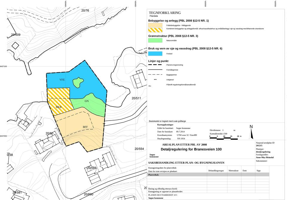 3) Naturområde Bruk og vern av sjø og vassdrag (PBL 2008 12-5 NR.