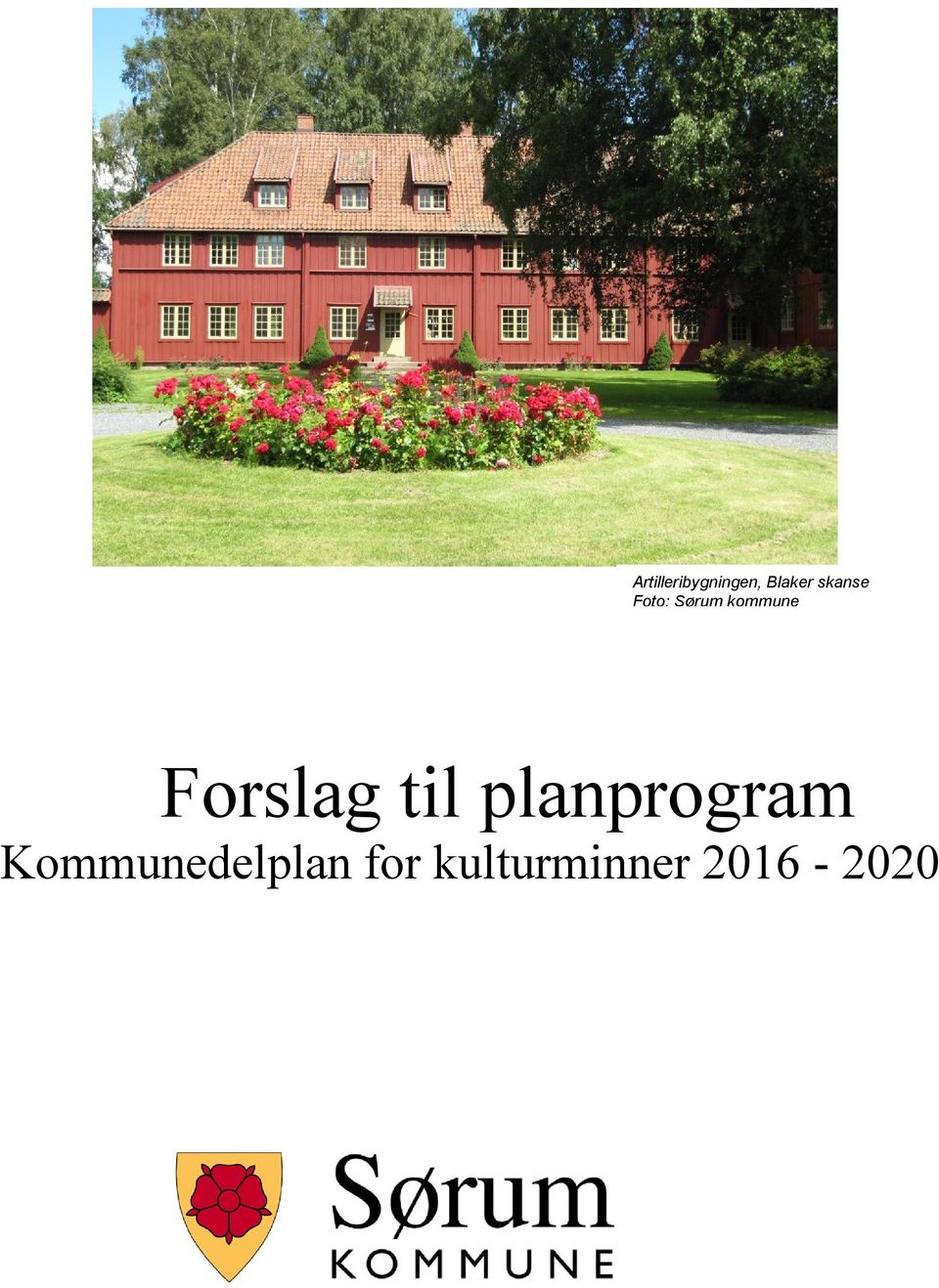 Forslag til planprogram