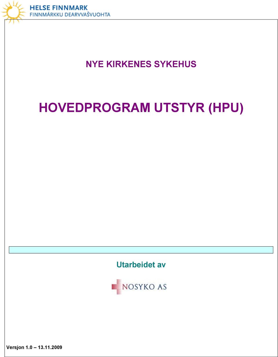 (HPU) Utarbeidet av