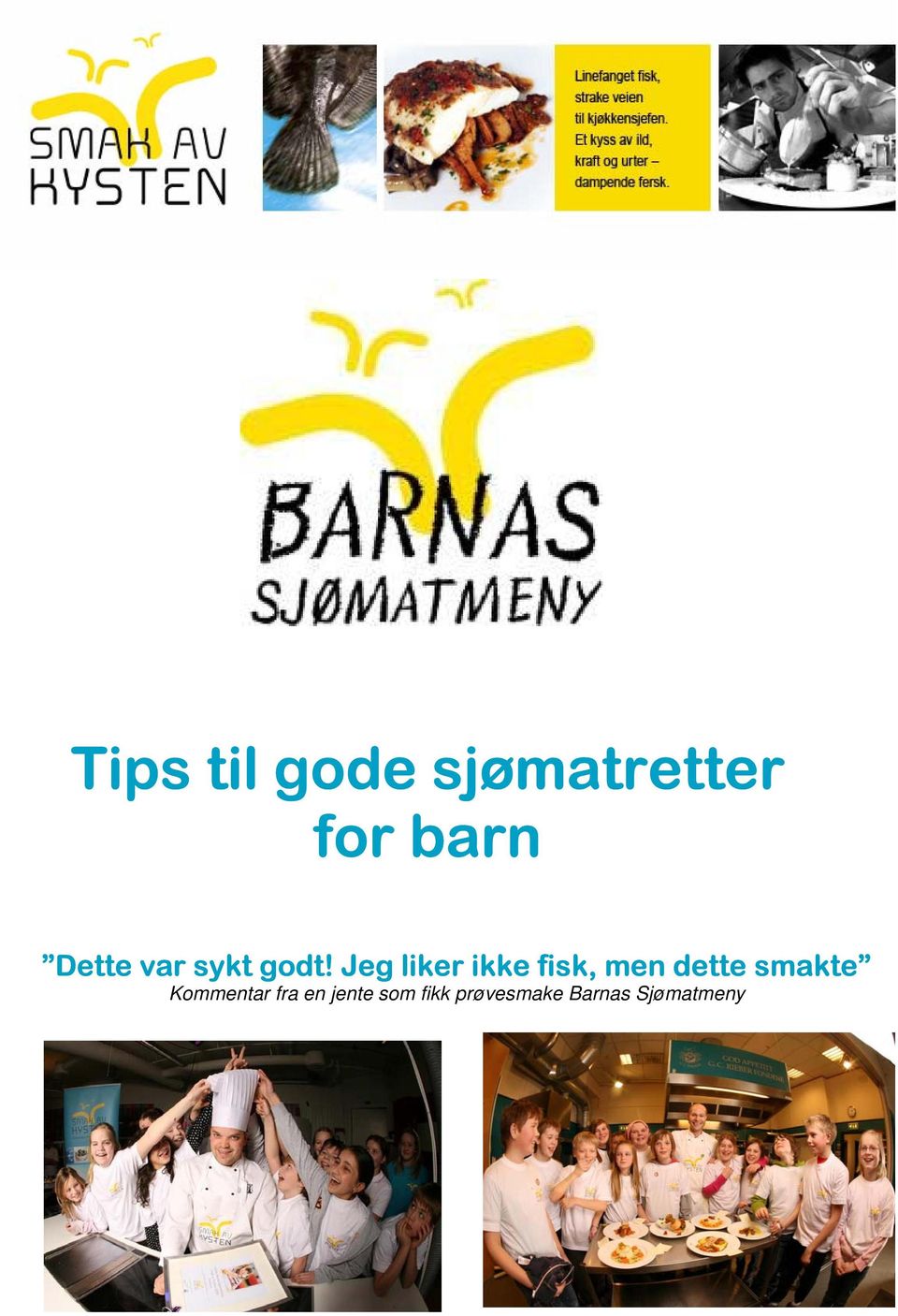 Jeg liker ikke fisk, men dette smakte