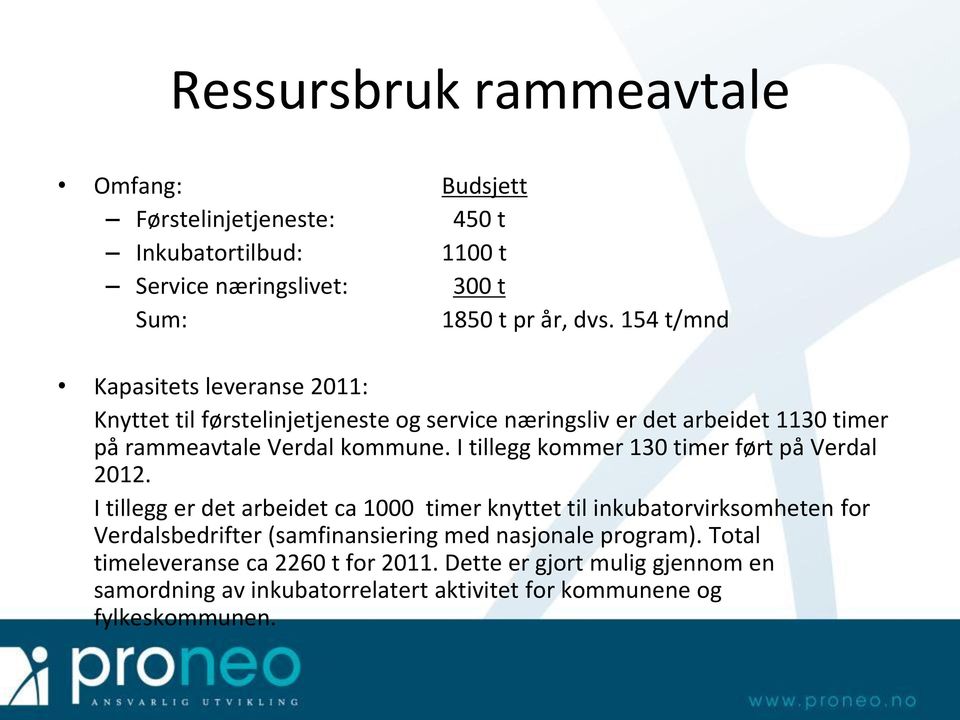 I tillegg kommer 130 timer ført på Verdal 2012.