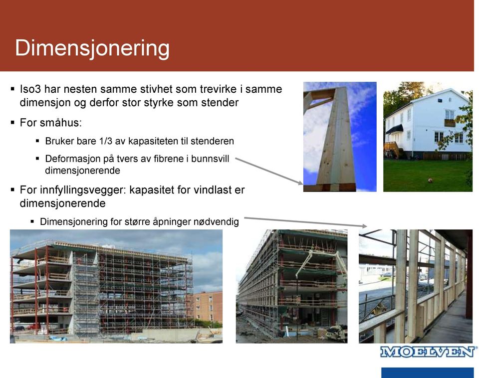 stenderen Deformasjon på tvers av fibrene i bunnsvill dimensjonerende For