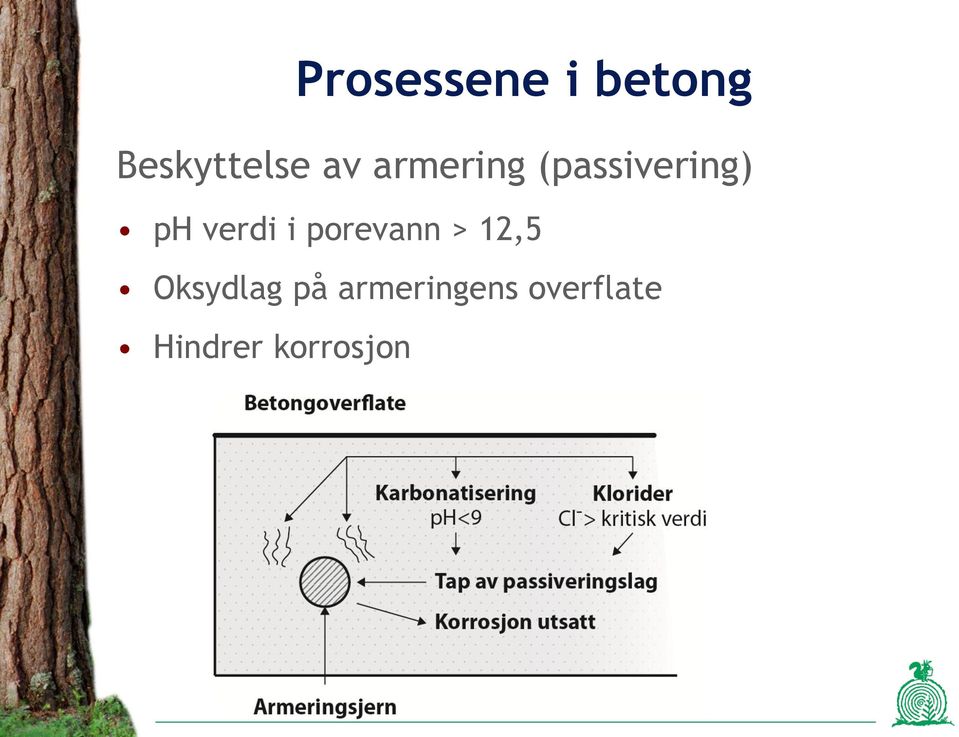 verdi i porevann > 12,5 Oksydlag