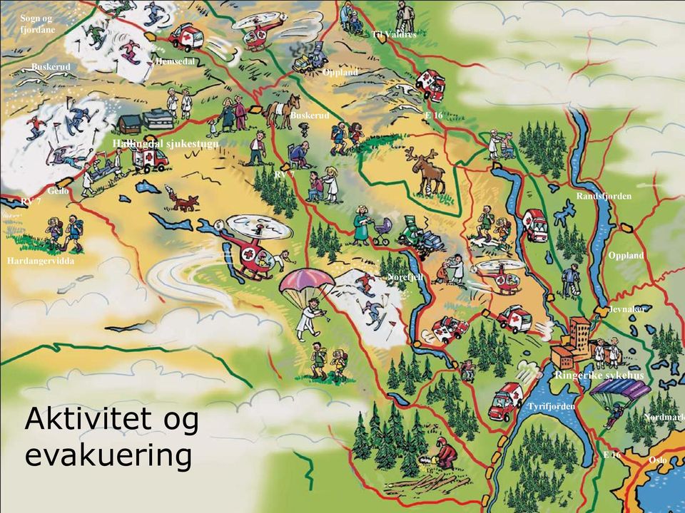 Randsfjorden Hardangervidda Norefjell Oppland Jevnaker