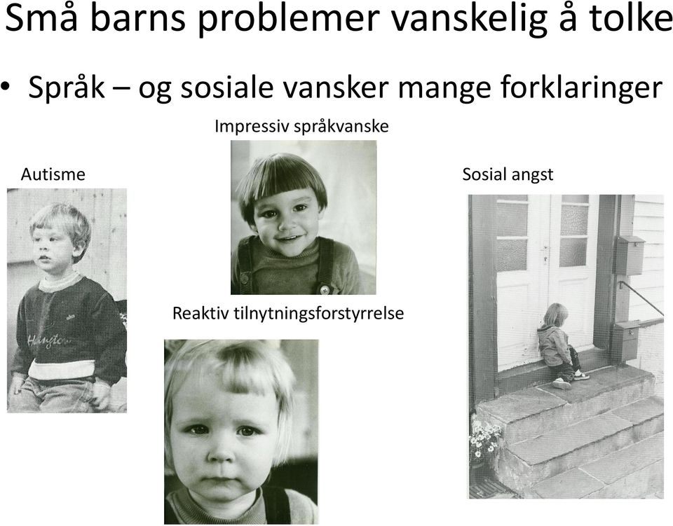 forklaringer Impressiv språkvanske