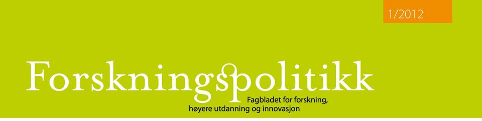 innovasjonspolitiske strategier i Norden